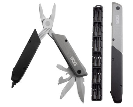 Купите мультитул SOG Baton Q4 ID1031 (пассатижи, открывашки, напильник, клинок, бит-драйвер) в Барнауле в нашем интернет-магазине