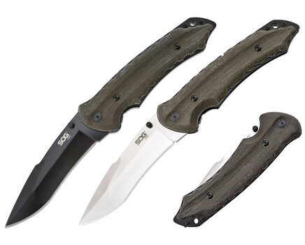Купите складной нож SOG Kiku Folder Large Satin и Black TiNi (KU1011 - KU1012) в Барнауле в нашем интернет-магазине