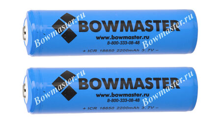 купите Литий-ионный аккумулятор с защитой BowMaster 18650 2400 mAh (2 шт.) в Барнауле