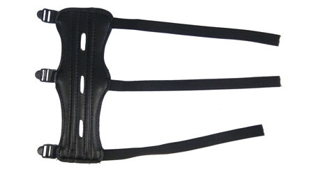 купите Крага для защиты предплечья Junxing JX107A (черная, кордура, 3 липучки) в Барнауле