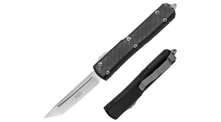 купите Автоматический выкидной нож Microtech Ultratech Tanto Contoured Chassis Carbon Fiber / 123-4CF в Барнауле