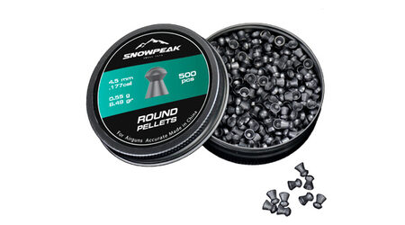 купите Свинцовые пульки для пневматики SnowPeak Round калибр 4.5 мм в Барнауле