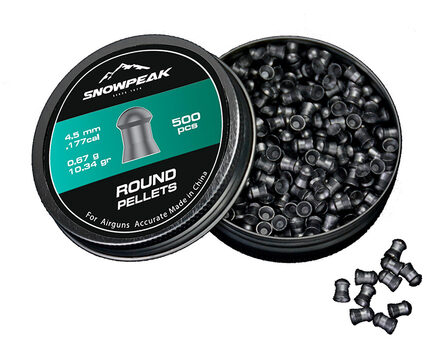 Купите cвинцовые пульки для пневматики SnowPeak Round Heavy калибр 4.5 мм в Барнауле в нашем магазине