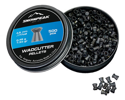 Купите cвинцовые пульки для пневматики SnowPeak WadCutter калибр 4.5 мм в Барнауле в нашем магазине