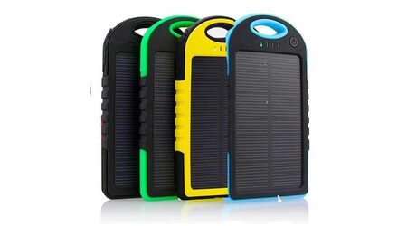 Power bank Solar 5000 mAh на солнечной батарее