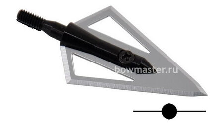 купите Наконечник охотничий TP225-100 фиксированный, 100 гран, 2 лезвия (3 шт.) в Барнауле