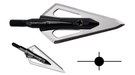 купите Наконечник охотничий TP231 Magnus фиксированный, 100 гран, 2+2 лезвия (3 шт.) в Барнауле