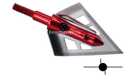 купите Наконечник охотничий TP239 фиксированный, 100 гран, 2+2 лезвия (3 шт.) в Барнауле