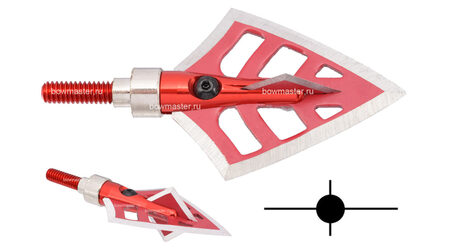 купите Наконечники охотничьи TP241 фиксированные, 100 гран, 2+2 лезвия в Барнауле