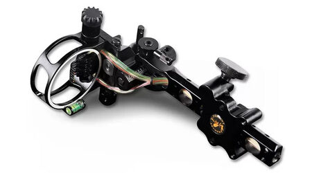 купите Прицел для блочного лука TP7570 черный (5 пинов, 0.019", микрорегулировка, подсветка) в Барнауле