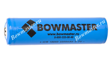 купите Литий-ионный аккумулятор с зарядкой BowMaster 18650 2400 mAh в Барнауле