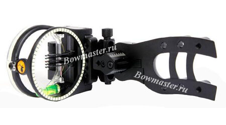 купите Прицел для блочного лука Trophy Ridge - Hit Man 5 micro 0.019  (микрорегулировки, подсветка) в Барнауле