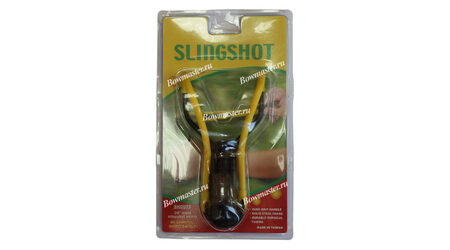 купите Рогатка Man-Kung MK-T9 (черная рукоять, желтая тетива) в Барнауле